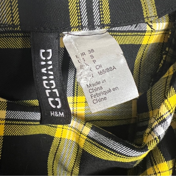 Clueless / Cher Horowitz Black & Yellow Plaid 90s Style Sheath Dress size S - Picture 8 of 9